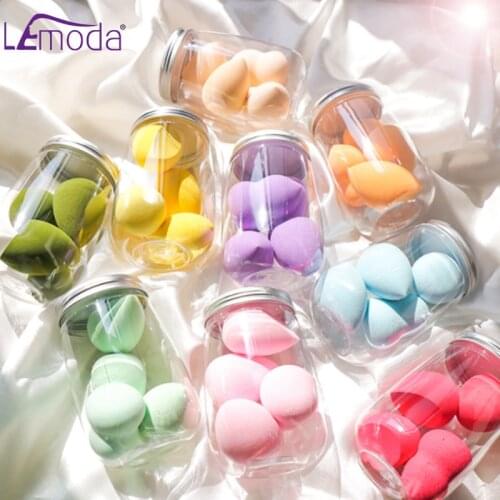 Lemoda Makeup Sponge Dry And Wet Use Cosmetic Puff Sponge With Foundation Powder Blush Women Beauty Tools with Storage Box