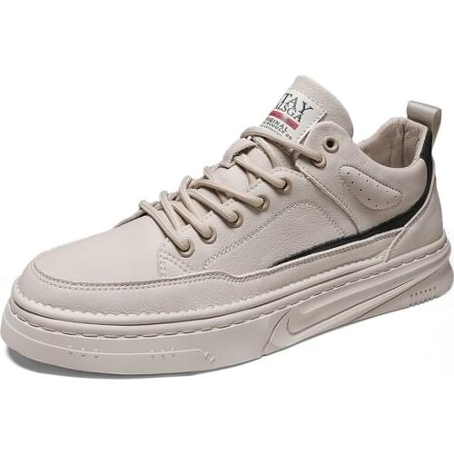 Spring Autumn Mens Leather Board Shoes Luxury Microfiber Leather Mens Casual Shoes Business Walking Male Flats Sport Shoes