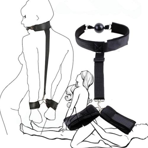 Adult Erotic Products Sex Toys For Women Couples Cosplay Games BDSM Gags & Muzzles Handcuffs Ankle Cuff Restraints Fetish Strap