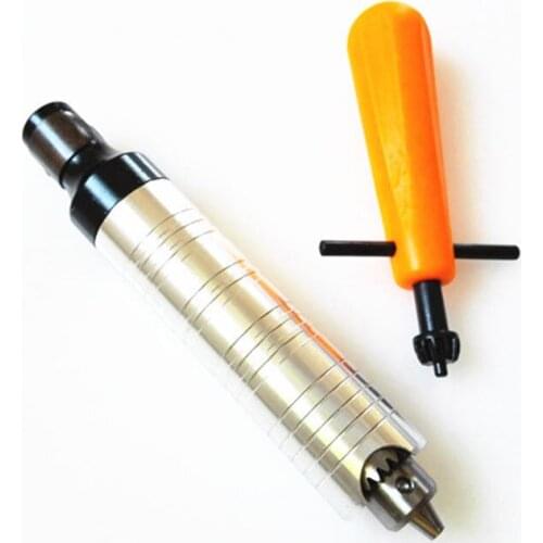 0.3-4mm Wood carving knife Electric hand shank +Upgrade key, Electric mill electric drill chuck shaft handle