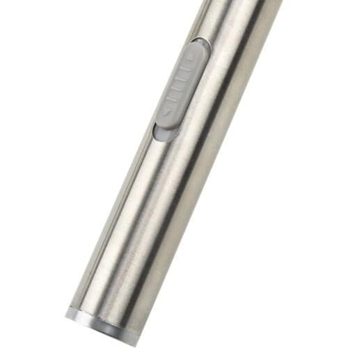 1 * Mini Flashlight Pen Size USB Rechargeable Flashlight Torch Pocket Light 500lm Q5 LED Lamp For Night Cycling Fishing