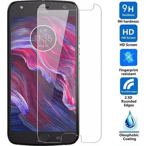 10pcs/lot Tempered Glass 9H High Quality Explosion-proof Protective Film Screen Protector for Motorola Moto X4