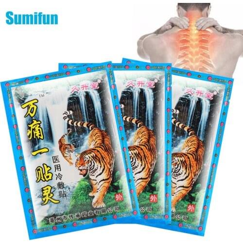 24pcs Tiger Blam Arthritis Plaster For Neck Back Cervical Knee Joints Muscle Pain Relief Chinese Herbal Analgesic Patches C2233