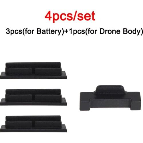 BRDRC 4pcs/set Dustproof Plug Battery Charging Port+Body Silicone Cover For DJI Mavic Air Drone