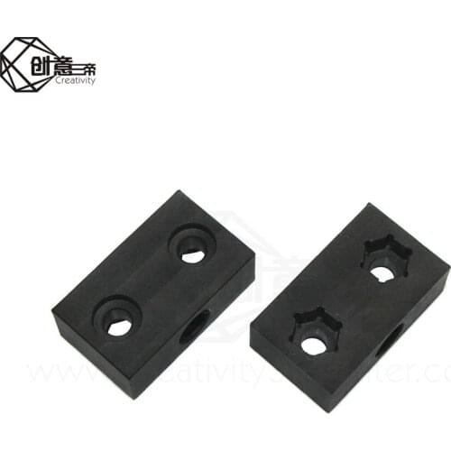 Creativity printer parts T8 Screw Nut block Openbuilds accessories T-type T8 screw Nut block seat plate 8MM anti-backlash nut