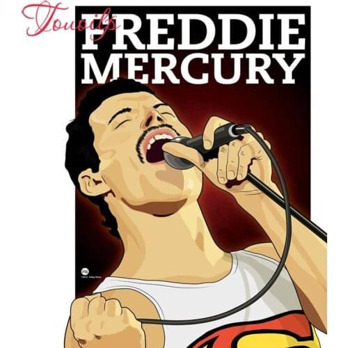 Touoilp 3d Diy Singer Freddie Mercury diamond painting full 5d diamond embroidery mosaic square&round rhinestone cross stitch art home decoration painting