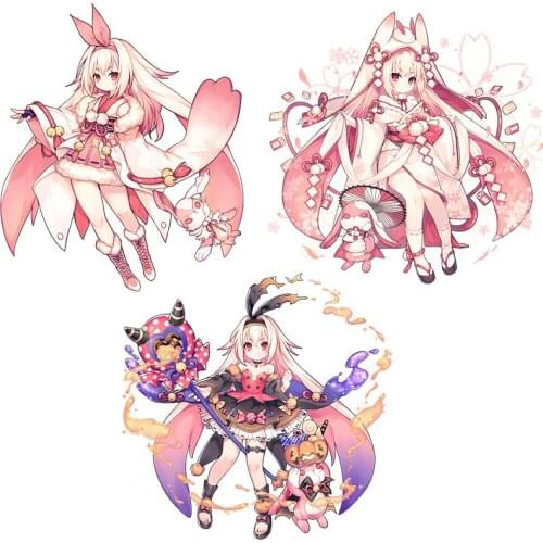 Three Ratels CA58 Ark Order Game anime stickers for car hood motor laptop room decoration Waterproof Decal Vinyl auto Wrap