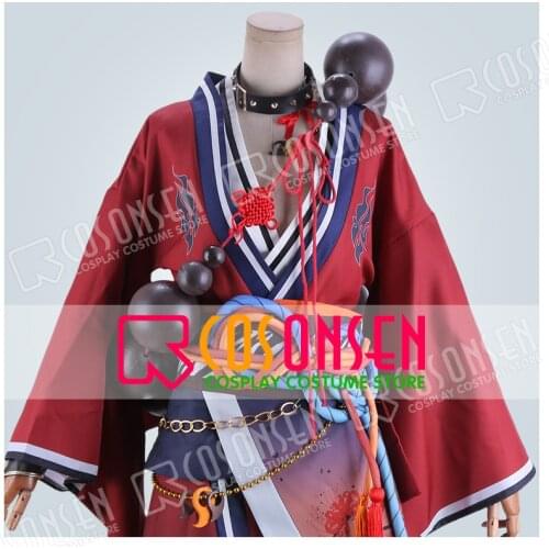 Ensemble Stars Akehoshi Subaru Scout! Onibi Orange Red Ogre Bloomed Cosplay Costume COSPLAYONSEN Full Set