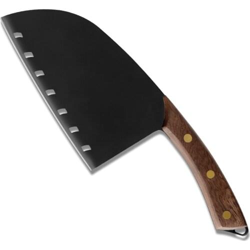 Anti-stick Chinese Knife Cleaver Cutlery Kitchen Knife 7cr17 Stainless Steel Butcher Chef Knife Full Tang Chopping Knife Tools