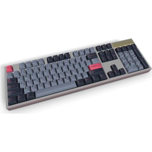 CGMK PBT keycaps 129 Keys Cherry Profile Sublimation Personalized peach Keycap For Cherry MX Switch Mechanical Keyboards