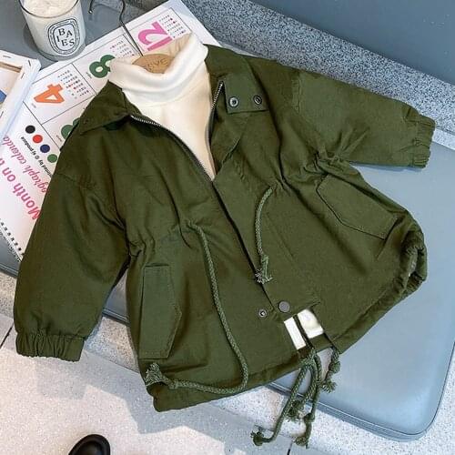 Childrens Windbreaker Baby Jacket Coat Baby Girls Fall New Medium And Small Childrens Solid Color Windbreaker Jacket For Girls