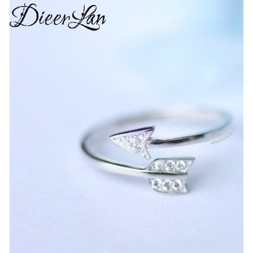 Hot Sale Gothic Silver Color Arrow Rings For Women Bridal Antique Rings Rock Jewelry