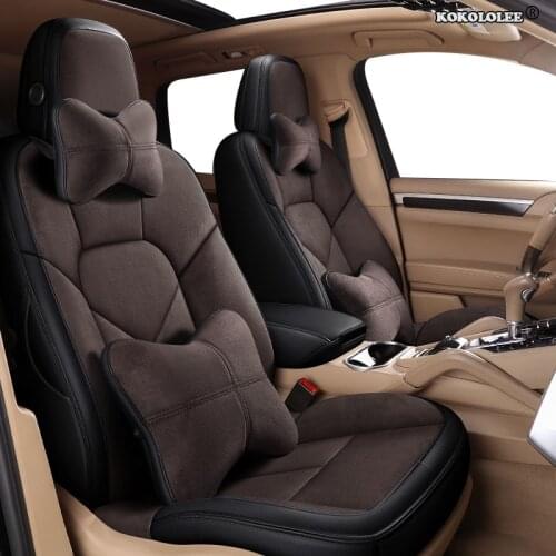 Kokololee Custom Leather car seat cover set For Acura MDX RDX RL TL ILX CDX TLX-L Automobiles Seat Covers cars styling