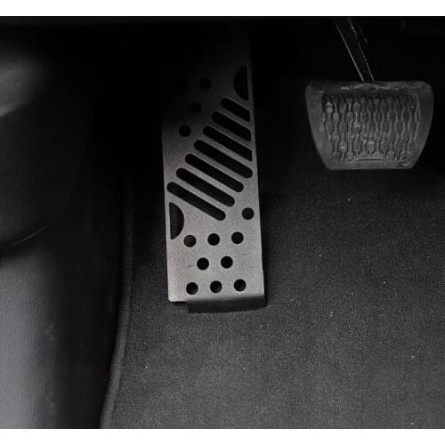 Left foot rest pedal modified special metal pedal Interior decoration car Accessories For JEEP Wrangler JL 2018 2019