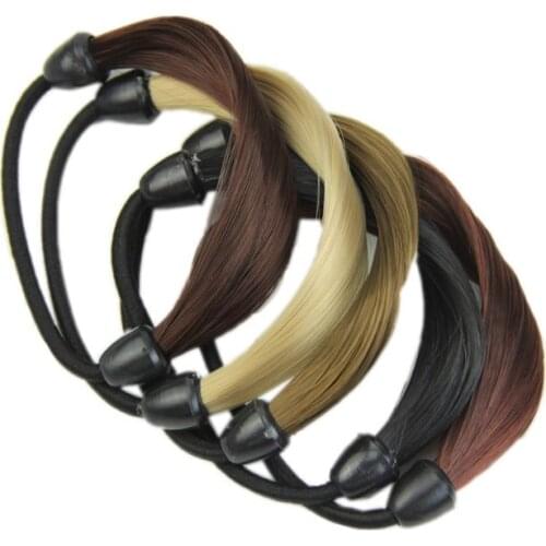 Fashion Korean Wig Hair Ponytail Holders Plaits Hair Twist Rubber Band Headband