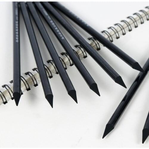 Non-Wood Graphite Pencils Soft ALL-GRAPHITE Sketching Drawing Artist Pencil Set Art Charcoal Full Graphite NO.C7346