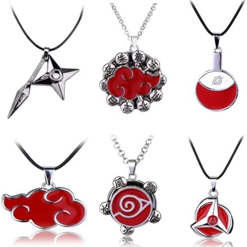 Anime Ninja Cosplay Necklace mens and womens jewelry gift Pendant Necklace metal accessories pendant