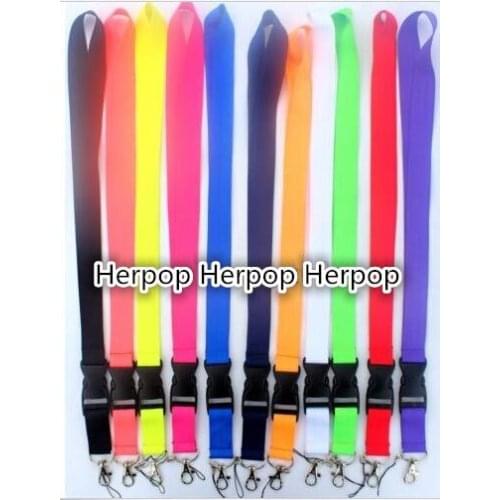 Lot 200 pcs Popular color mixed Removable Mobile Phone Neck Strap Keys Camera ID Card Lanyard Mobile Phone Neck Straps gifts