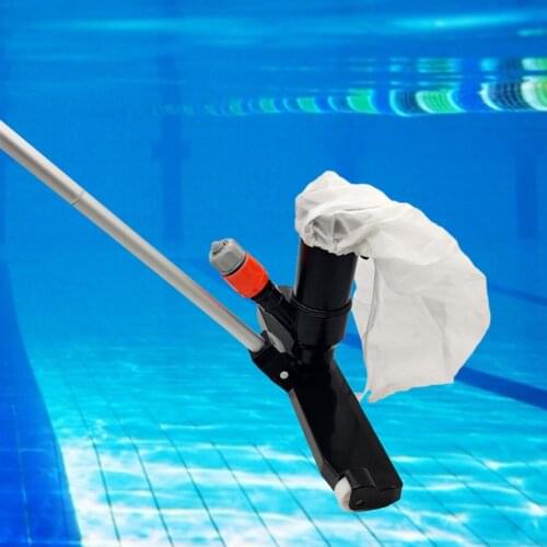 Portable Jet Swimming Pool Vacuum Cleaner Floating Objects Cleaning Tools Vac Suction Head Pool Fountain Vacuum Brush Cleaner