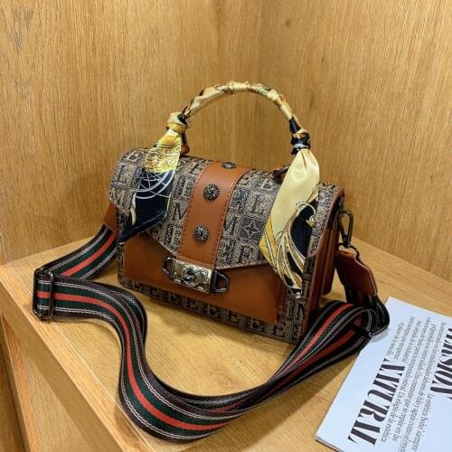 High Quality Handbags Designer Top-handle Bag Women Small Bag Female Crossbody Messenger Bag Luxury Flap Pu Leather Shoulder Bag