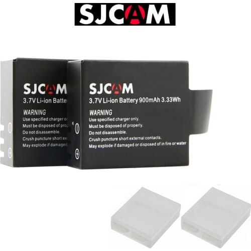 2016 Special Offer Direct Selling 2pcs Original Sjcam Sj8000 Batteries + Case For Sj4000 Sj5000 Sj6000 Sj7000 Wifi Camera M10