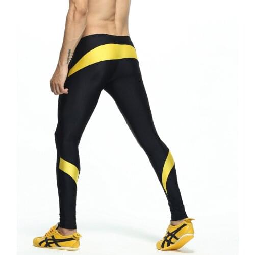 2019 Brand Men Compression Tights Running Leggings GYM Fitness Sports Pants Swimwear Soccer Jogger Workout Athletic Trousers