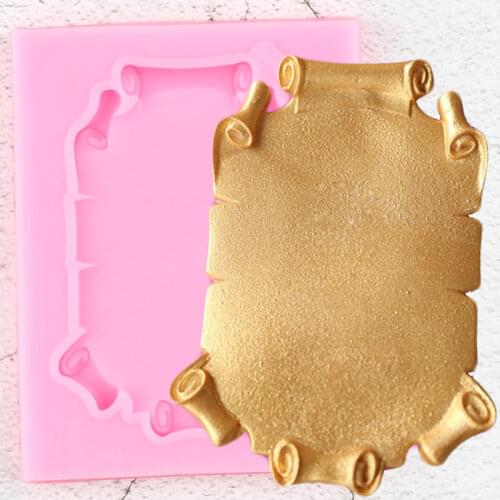 3D Frame Silicone Mold Relief Cake Border Fondant Molds DIY Cake Decorating Tools Cookie Candy Clay Chocolate Gumpaste Moulds