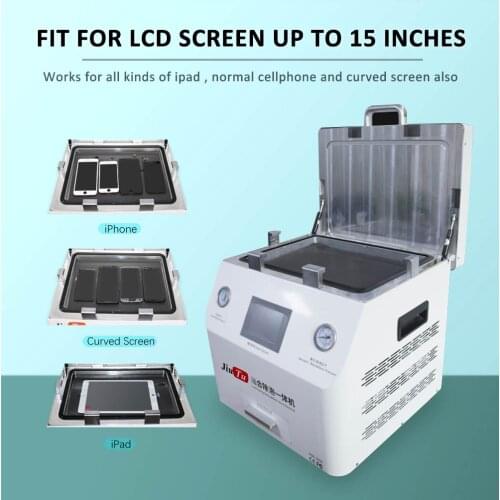 Automatic Vacuum OCA Laminator Machine With Bubble Remover Function For iPhone 12 For Huawei Screen Repair Under 15 Inch Screen