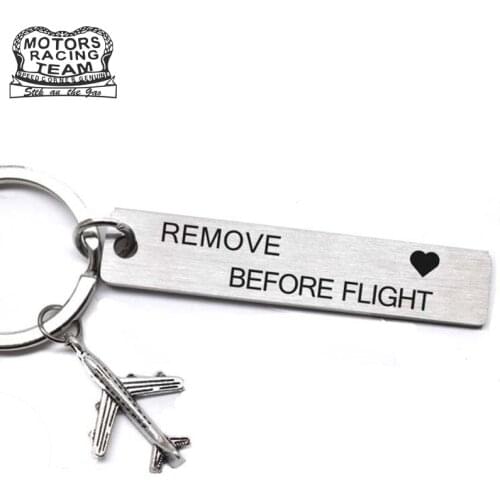 CLELO Luggage Tag engraved Rmove before Flight Metal bagage tags for Flight Crew Pilot Aviation Lover Travel Accessories