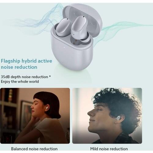 Wireless Earbuds In-Ear Headphones For Redmi AirDots 3 Pro TWS B Luetooth Earphones Wireless Headphones 35dB ANC