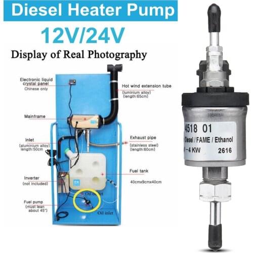 12V/24V 10A 22Mpa For Eberspacher Electric Heater Oil Fuel Pump Air Parking Heater Car Styling Accessories