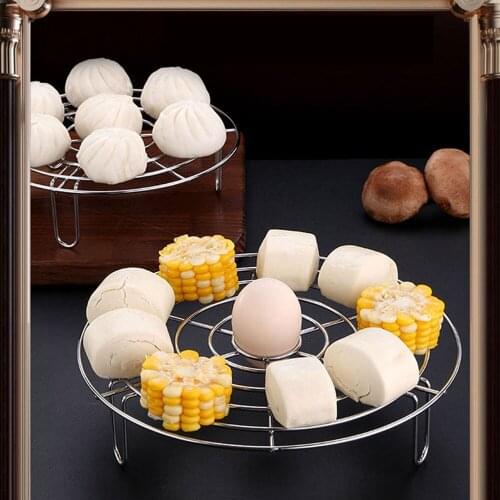 Pot Pan Cooking Stand Round Stainless Steel Household Pressure Cooker Dumplings Food Steamer Pots For Kitchen Utensils Cookware