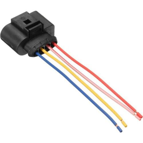 Lgnition Coil Connector Repair Harness Kit Plug Lgnition Cable Car Accessories 12V For Volkswagen Audi 1J0973724