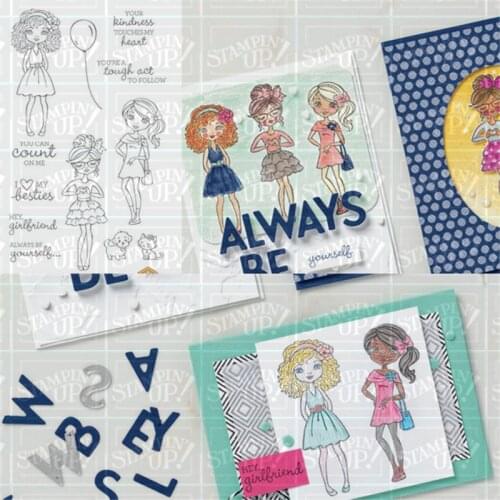 Girls Metal Cutting Dies And Stamps for DIY Scrapbooking dies Paper Card Decor Craft dies Embossing Die Cuts