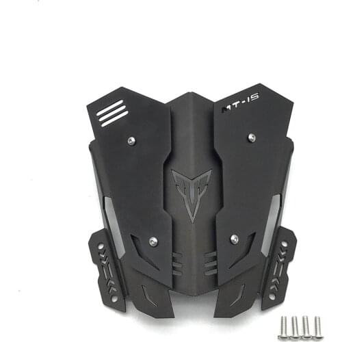 Motorcycles Windscreen Windshield for Yamaha MT-15 MT 15 MT15 2019-2020 Aluminum Alloy Screen Accessories Black