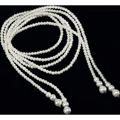 1920s Great Gatsby Accessories Set Costume Flapper Long Pearl Necklace Gloves Cigarette Holder Women Vintage Party Accessories