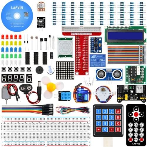 LAFVIN Super Starter Kit for Raspberry Pi, Model 3B+ 3B 3A+ 2B 1B+ 1A+ Zero W+ Diy Kit