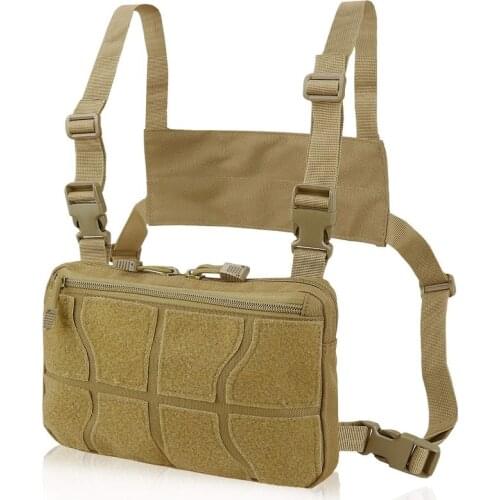 Recon Kit Bag Multi-Function Tool Pouch, Tactical Combat Chest Pack Molle Vest Pouch Chest Bag Multi-Purpose Daypack