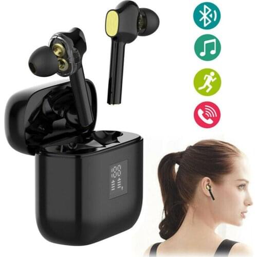 Earphones In-ear Noise Cancelling IPX5 Waterproof Touch Control Headset Game Driving Sport Earbuds with Mic