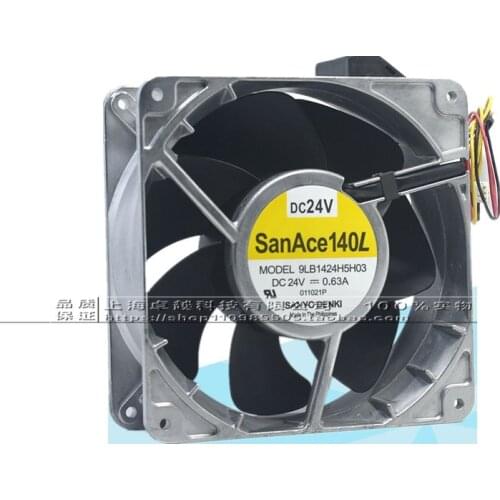 New Original 9LB1424H5H03 DC24V 0.63A 140 * 50MM With Inverter Fan Fan