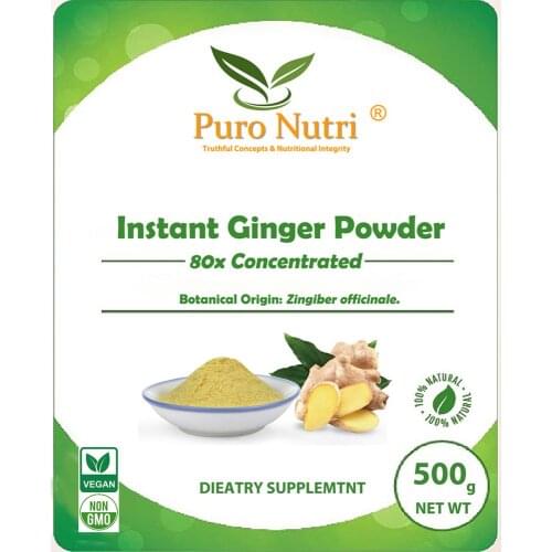 Organic food grade 80 times concentrated ginger powder water-soluble hot tea raw material fresh instant ginger extract