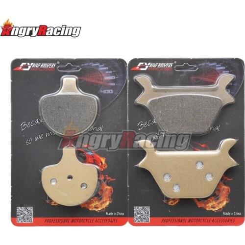 Motorcycle Front Rear brake pads For Harley Davidson SOFTAIL Fat boy/Softail Custom/Heritage/Springer FXST FLST Late 1987-1999
