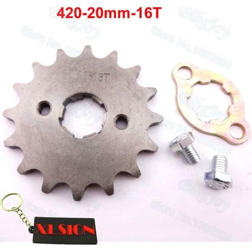 420 16 T Tooth 20mm ID Front Engine Sprocket for YCF PitsterPro SSR Dirt Pit Bike ATV Quad Motor Moped Buggy Scooter Motorcycle