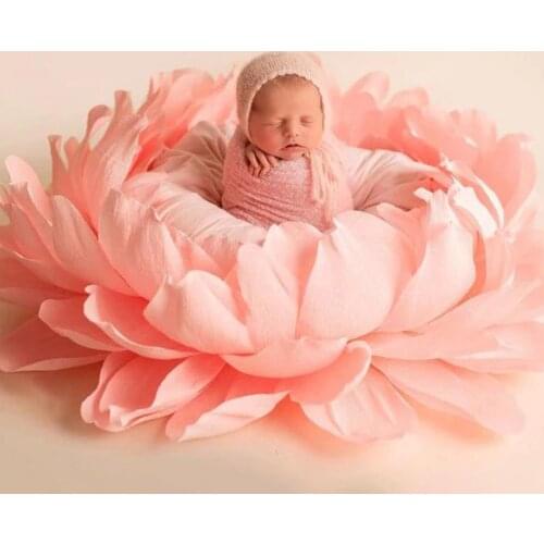Baby Flower Shaped Posing Container Newborn Infant Big Petal Photography Props