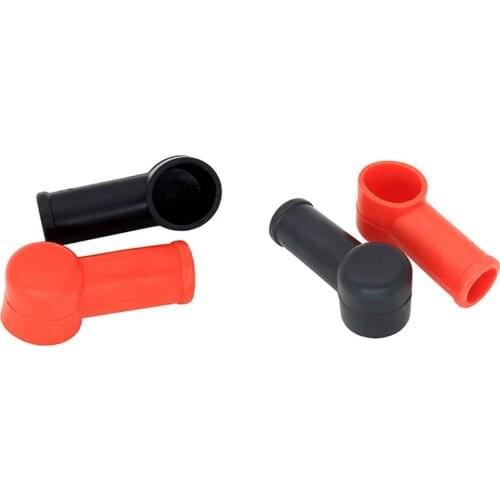 2PCS Rubber Car Motorcycles Battery Negative Positive Terminal Cover Cap Boot Replacement Batteries Acc