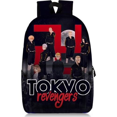 Tokyo Revengers Backpack Teens Back To School Shoulder Bag Girls Boys Schoolbag Canvas Bag Women Men Anime Tokyo Backpack