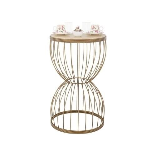 Modern lux Camellia Puff Tumbled-beige coffe table
