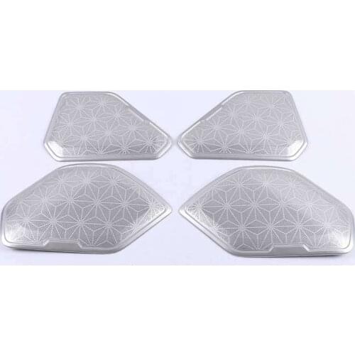 For Toyota RAV4 RAV 4 2019 2020 Steel Car Audio Speaker Cover Trim Door Loudspeaker Cover Trim Car interior Accessories