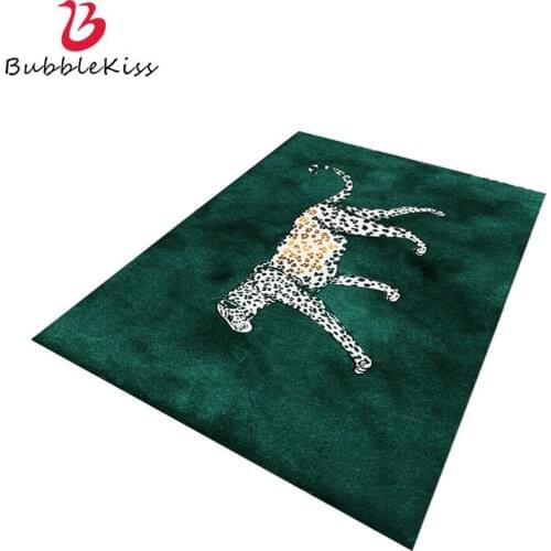 Bubble Kiss Green American Carpet Living Room Geometry Popular Rug Modern Home Carpet Bedroom Decor Bedside Non-Slip Area Rug