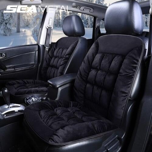 Winter Car Seat Cover Soft Plush Vehicle Seat Cushion Auto Protection Pad Auto Seat Protector Universal for SUV Sedan Truck Van
